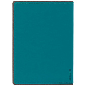 Ежедневник Frame, недатированный, бирюзовый с серым