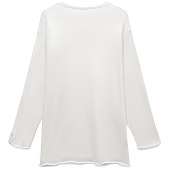 Лонгслив унисекс Siluetti Fuori, молочно-белый