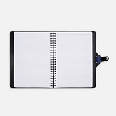 Ежедневник Strep Front на заказ, недатированный, синий