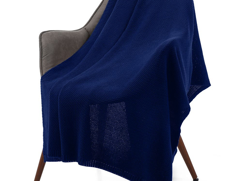 Плед Longview, темно-синий (сапфир)