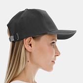 Бейсболка Long Beach, темно-серая со светло-серым