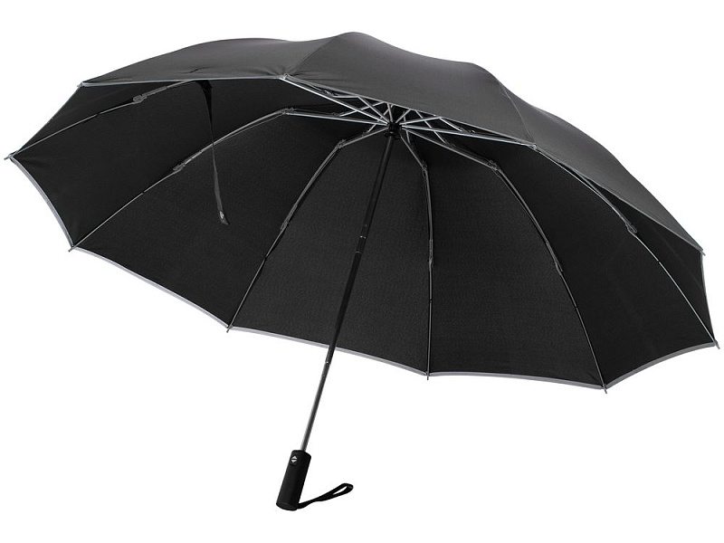 Складной зонт наоборот Savelight со светоотражающим кантом