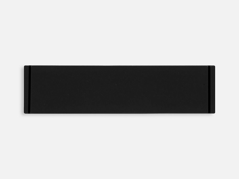 Лейбл из ПВХ Dzeta, S, черный