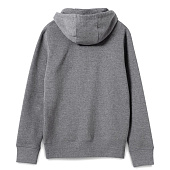 Толстовка на молнии с капюшоном унисекс King, темно-серый меланж