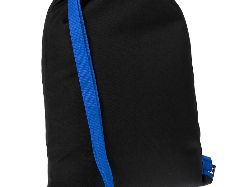 Рюкзак Nock, черный с синей стропой