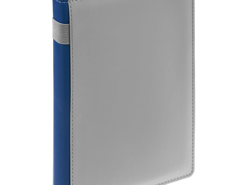 Ежедневник Spain Shall на заказ, недатированный, серый с синим