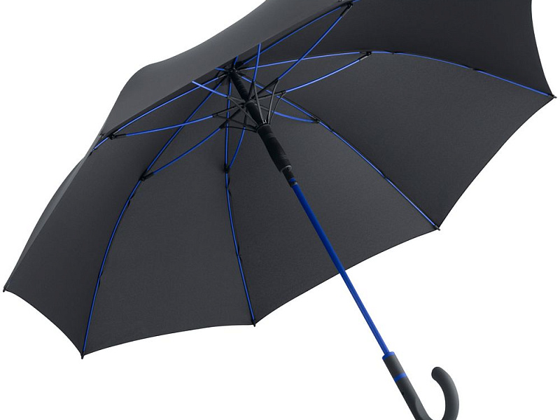Зонт-трость с цветными спицами Color Style, ярко-синий