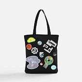 Холщовая сумка Avoska, черная