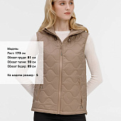 Жилет унисекс Tarnaby, бежевый