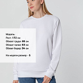 Свитшот унисекс Sublimatism, белый