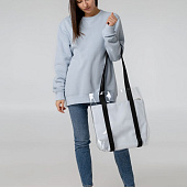 Шопер Clarity с оранжевым органайзером, прозрачный