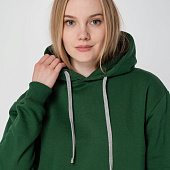 Толстовка с капюшоном Unit Kirenga Heavy, темно-зеленая