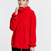 Анорак флисовый унисекс Fliska, красный