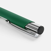 Ручка шариковая Keskus Soft Touch, зеленая