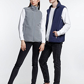 Жилет флисовый унисекс Nesse, темно-синий