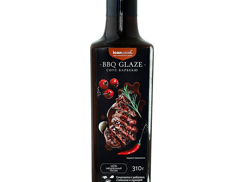 Соус Icancook в бутылке, барбекю глейз