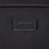 Сумка для ноутбука Santiago с кожаной отделкой, черная