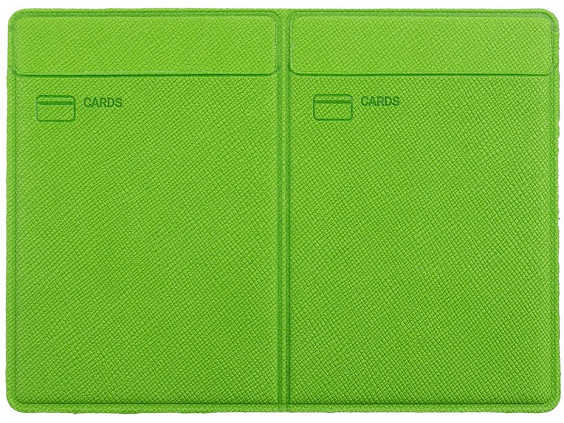 Обложка для автодокументов Devon Light, зеленая