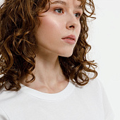 Футболка женская T-bolka Lady, белая (белоснежная)