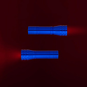 Фонарик с фокусировкой луча Beaming, синий