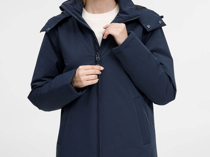 Куртка-парка унисекс Sfera, темно-синяя