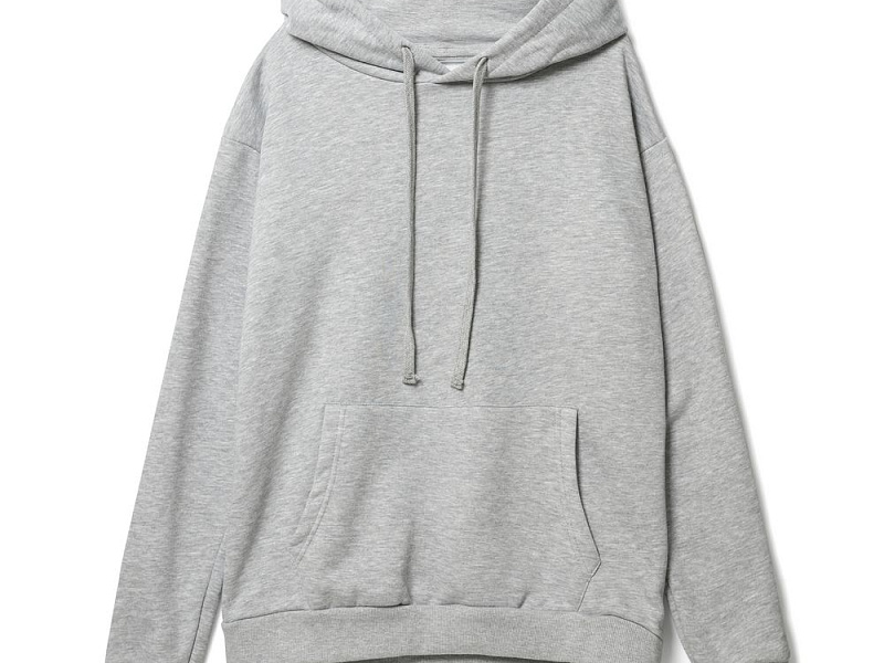 Худи унисекс Tuloksa 280, серый меланж