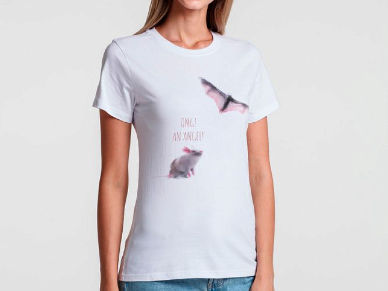 Футболка женская An Angel, белая
