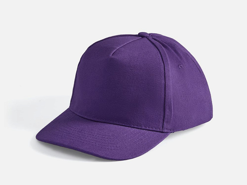 Бейсболка Long Beach, темно-фиолетовая