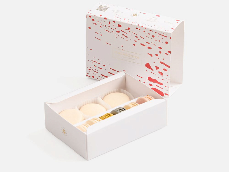 Набор из 9 пирожных макарон