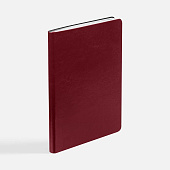 Ежедневник Nebraska Flex, недатированный, бордовый с серебристым