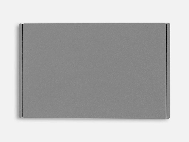 Лейбл из ПВХ Dzeta, ХL, серый