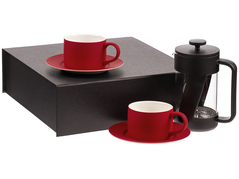 Набор для чая на 2 персоны Best Morning, красный