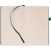 Ежедневник Ton Black, недатированный, черный с зеленым