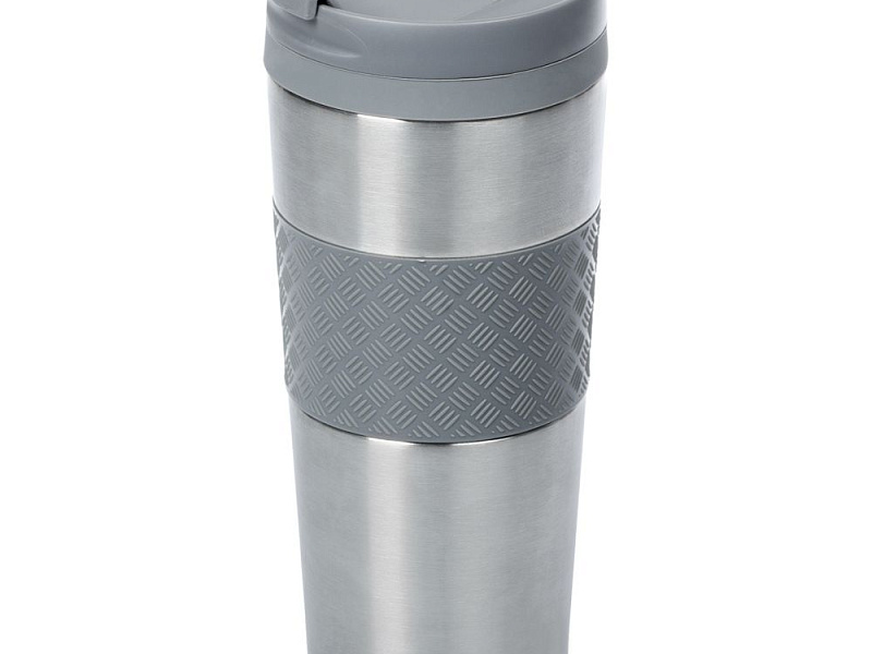 Термостакан Hard Work, вакуумный, серебристый