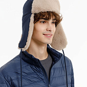 Шапка-ушанка Wasa, темно-синяя