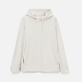 Худи унисекс H2, молочно-белое