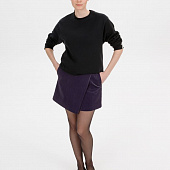 Лонгслив унисекс Siluetti Fuori, черный