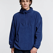 Анорак флисовый унисекс Fliska, темно-синий