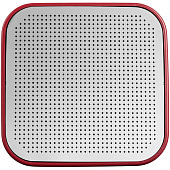 Беспроводная колонка с подсветкой гравировки Glim, красная