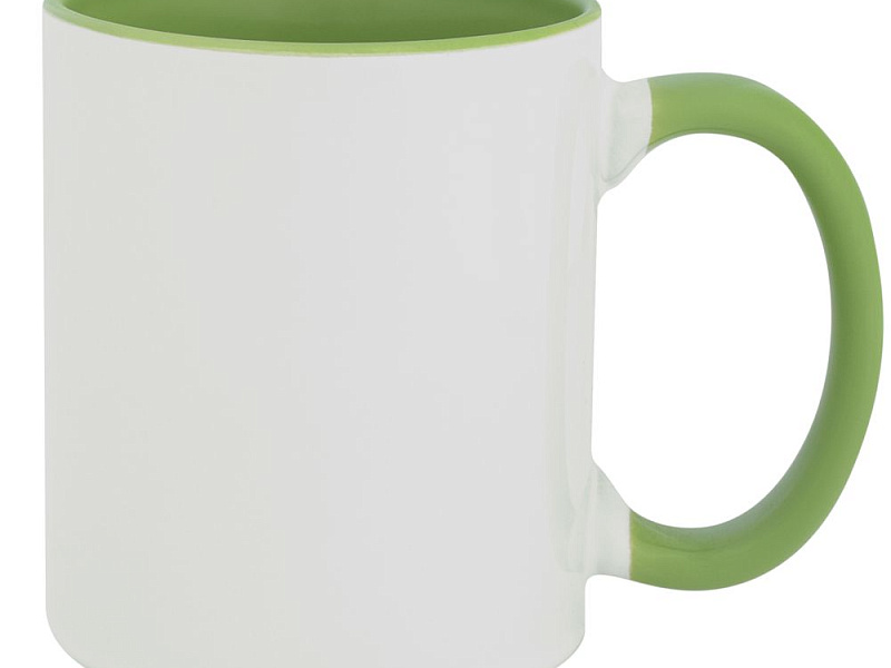 Кружка Promo Plus для сублимационной печати, зеленое яблоко