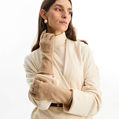 Перчатки Alpine, удлиненные, бежевые