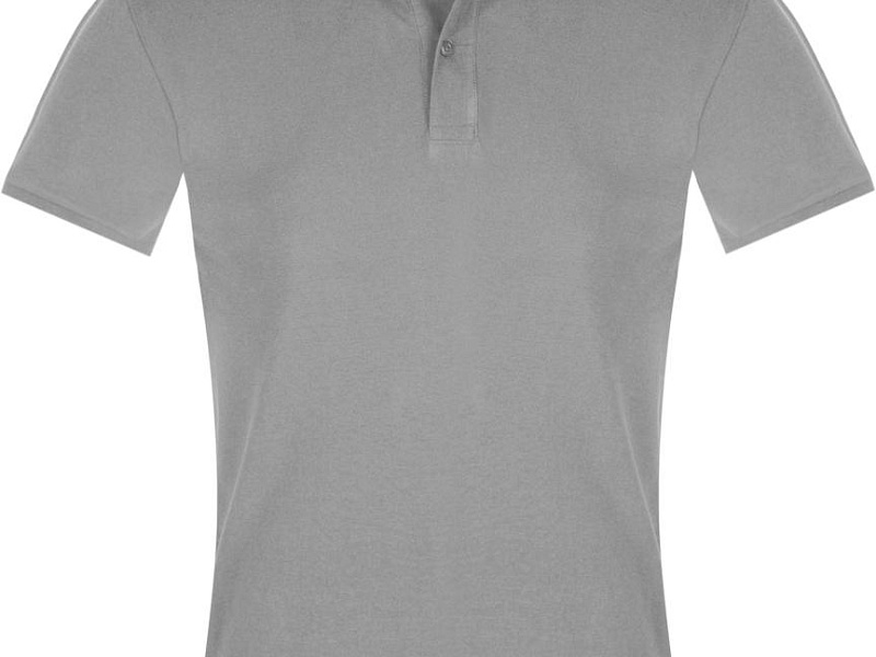 Рубашка поло мужская Perfect Men 180 серый меланж