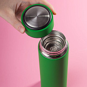 Термос с ситечком Percola, зеленый