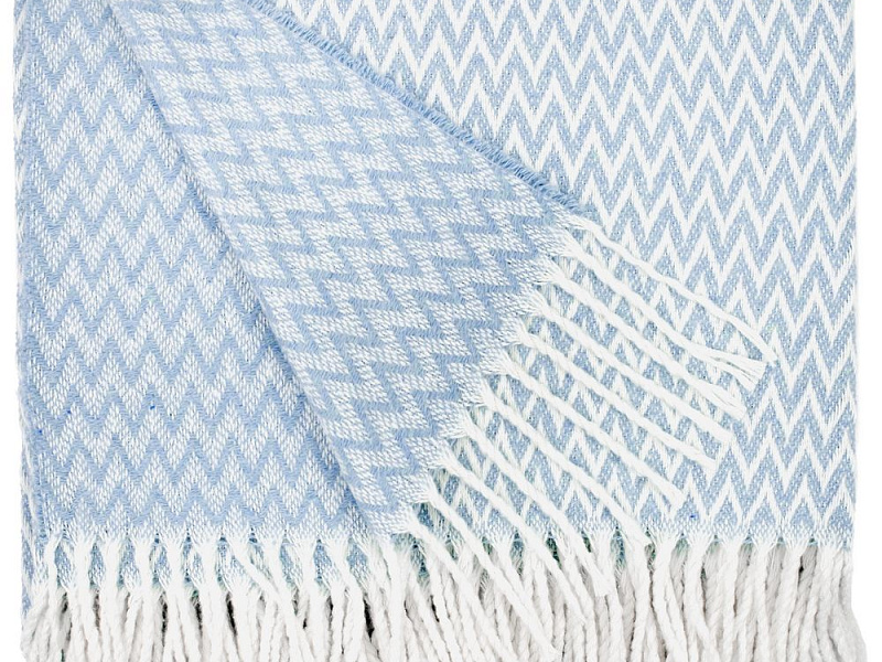 Плед Sagunt, светло-синий