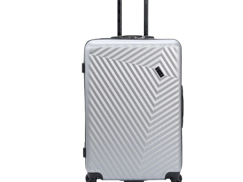 Чемодан Lama L, серебристый