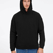 Худи оверсайз унисекс Tolla, черное