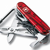 Офицерский нож CyberTool L, полупрозрачный красный