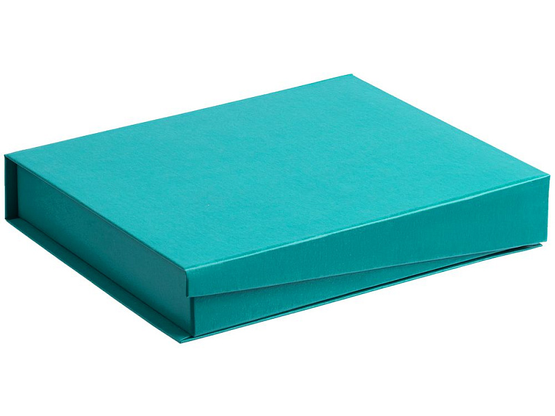 Коробка Duo под ежедневник и ручку, бирюзовая