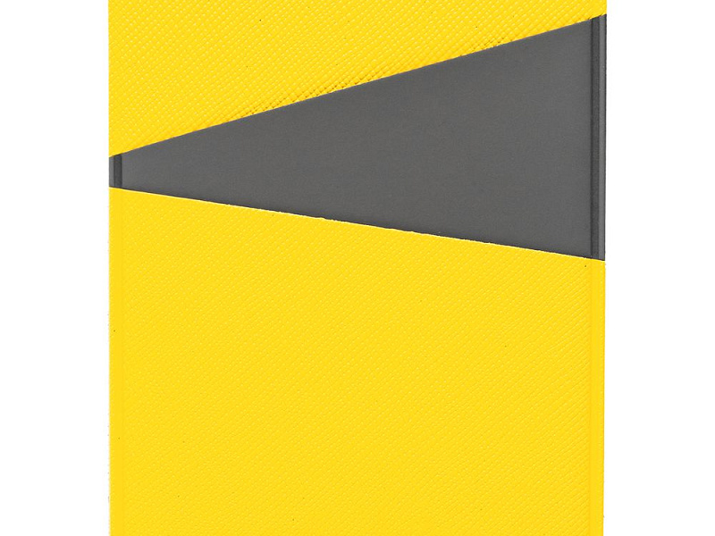 Картхолдер Dual, серо-желтый