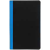 Ежедневник Nice Twice, недатированный, черный с голубым